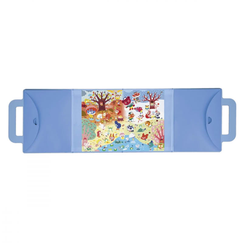 Puzzle magnetico per bambini a tema 4 stagioni con 36 magneti, adatto dai 4 anni in su